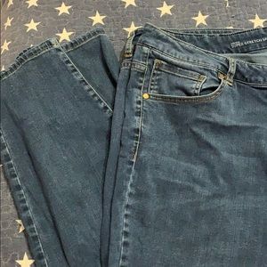 Lane Bryant medium/dark wash Skinny Jeans 28